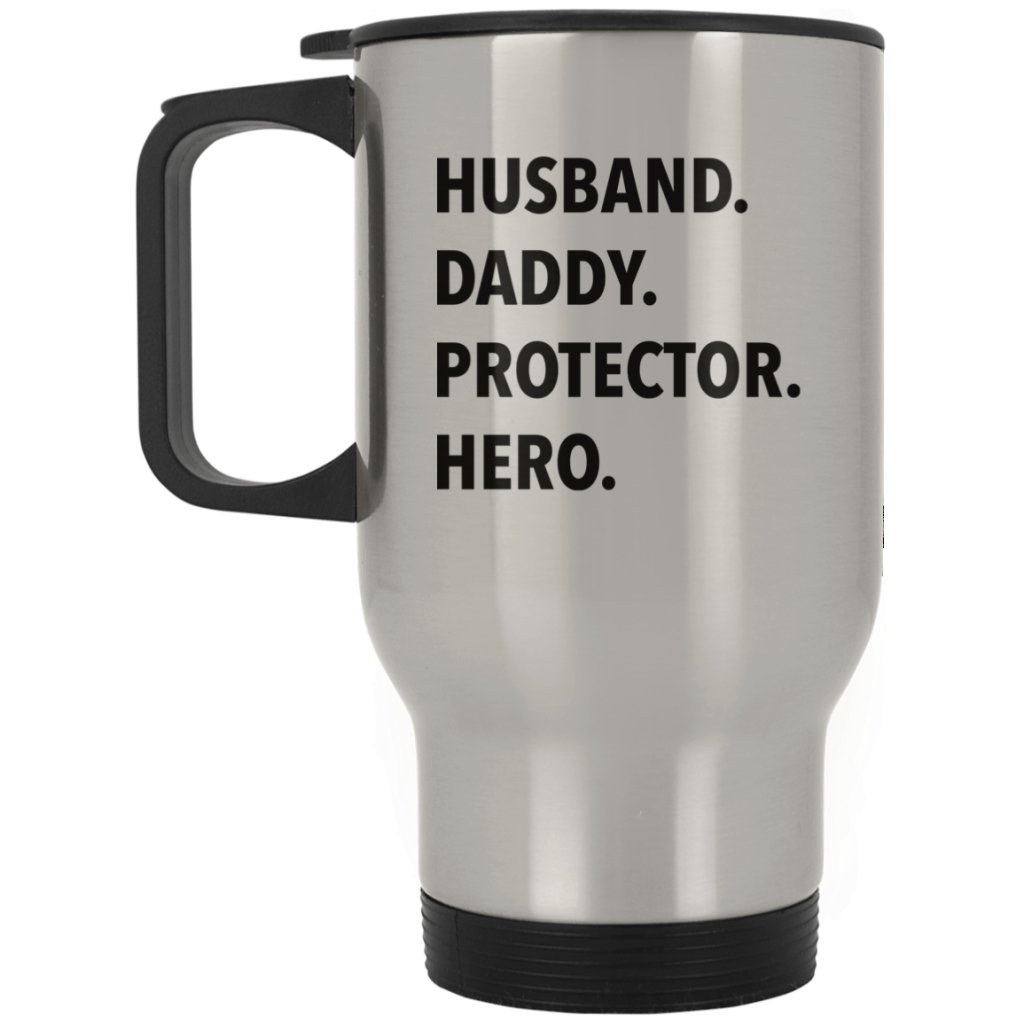 Husband. Daddy. Protector. Hero Mug - UniqueThoughtful