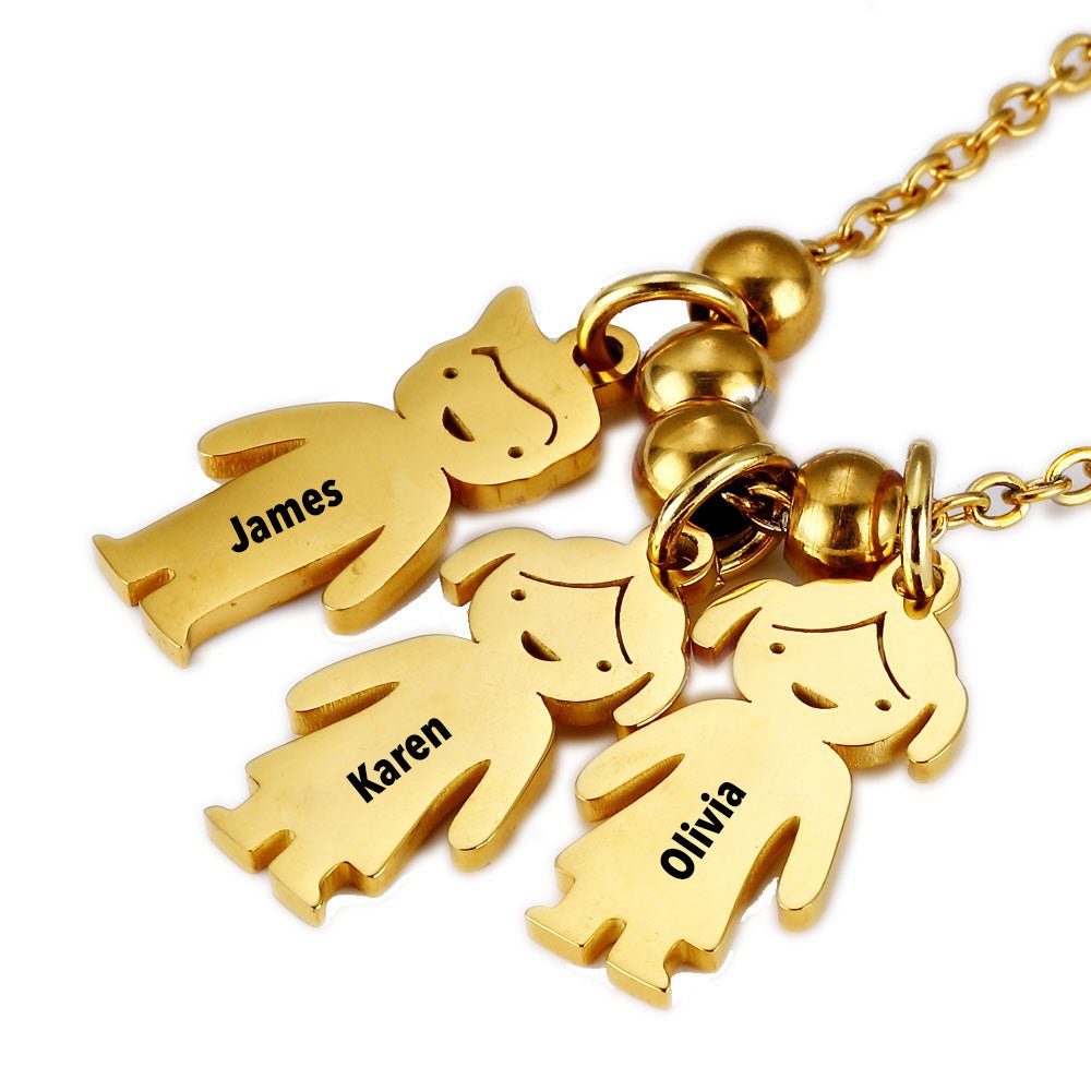 Personalized Family Name Necklace - UniqueThoughtful