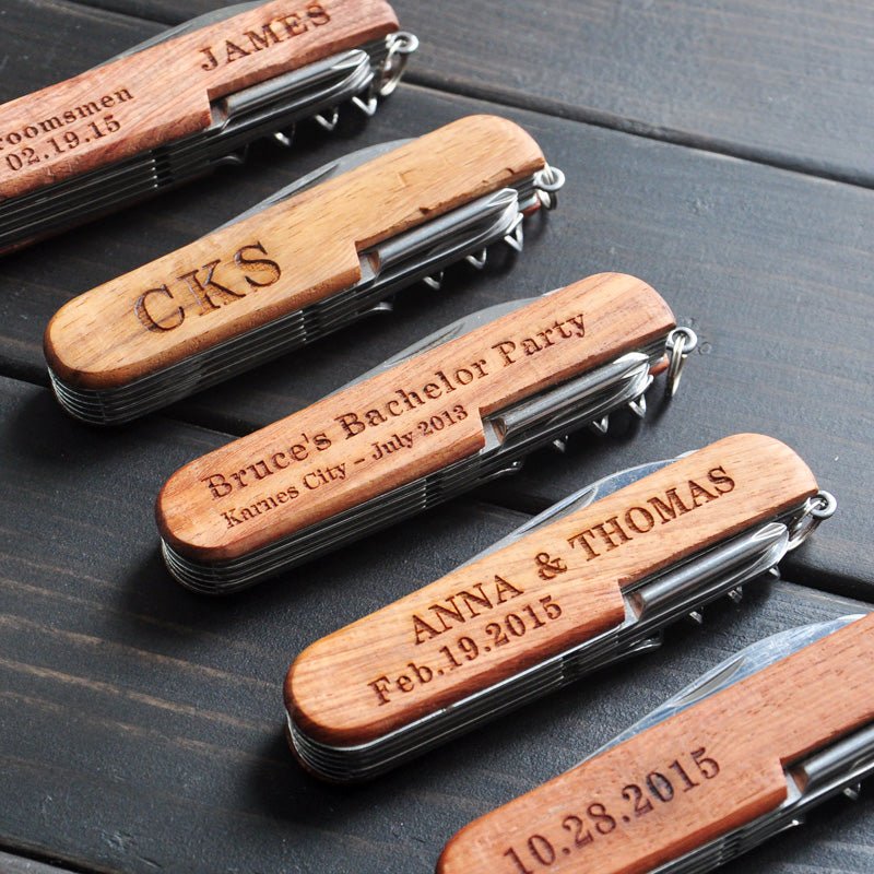 Personalized Pocket Knife, Engraved Gifts for Men, Couple, Husband, Boyfriend, Friend, Brother - UniqueThoughtful
