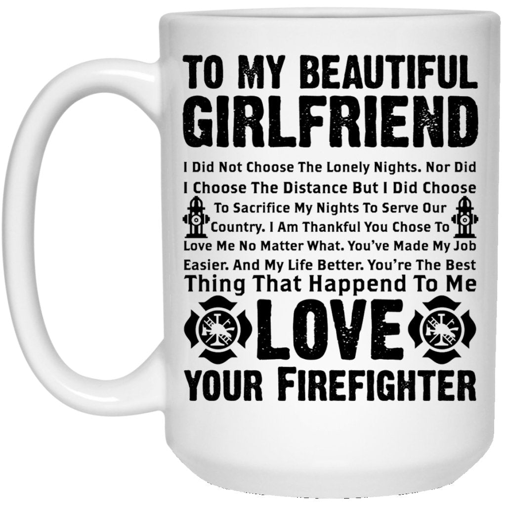 "To My Beautiful Girlfriend" Coffee Mug - UniqueThoughtful