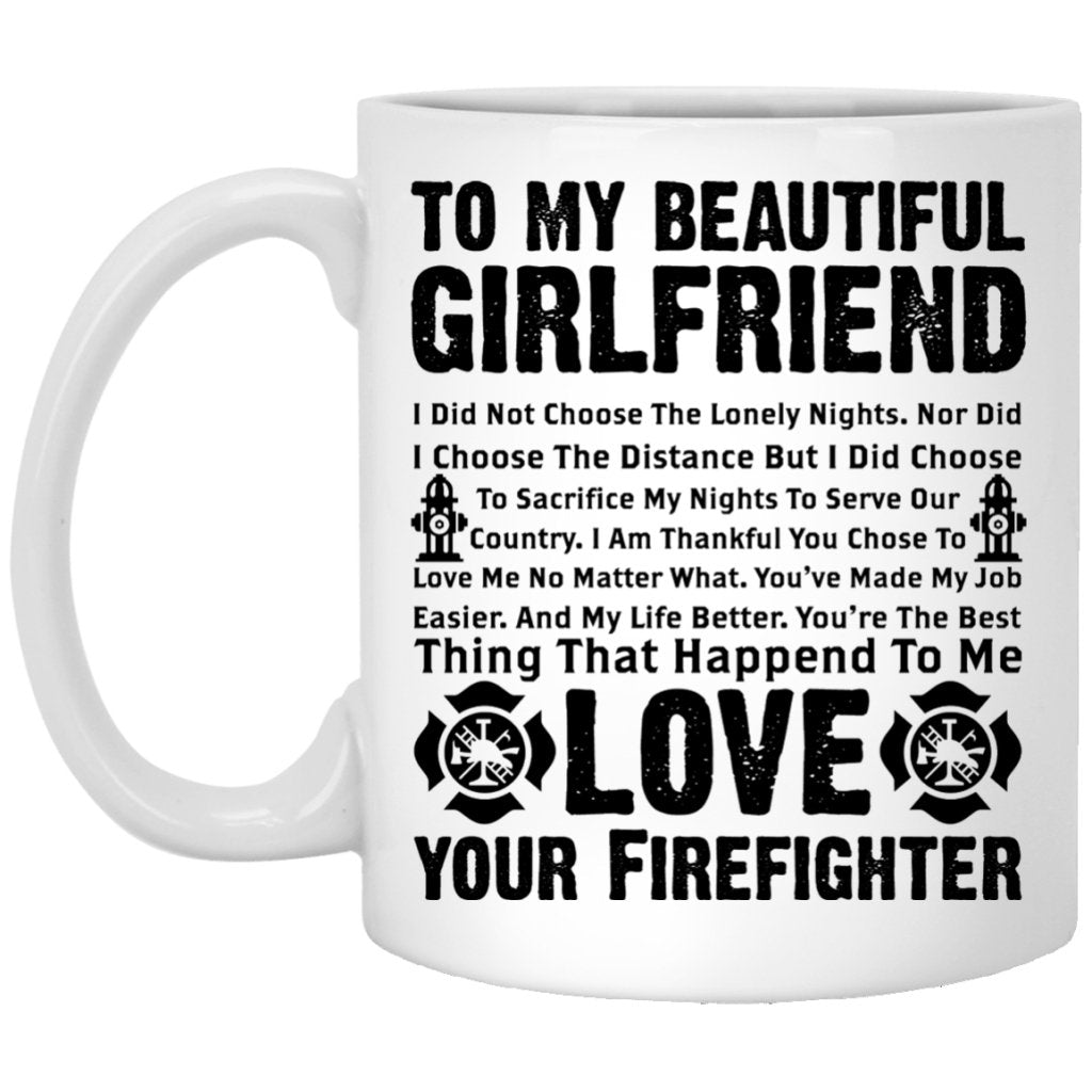 "To My Beautiful Girlfriend" Coffee Mug - UniqueThoughtful