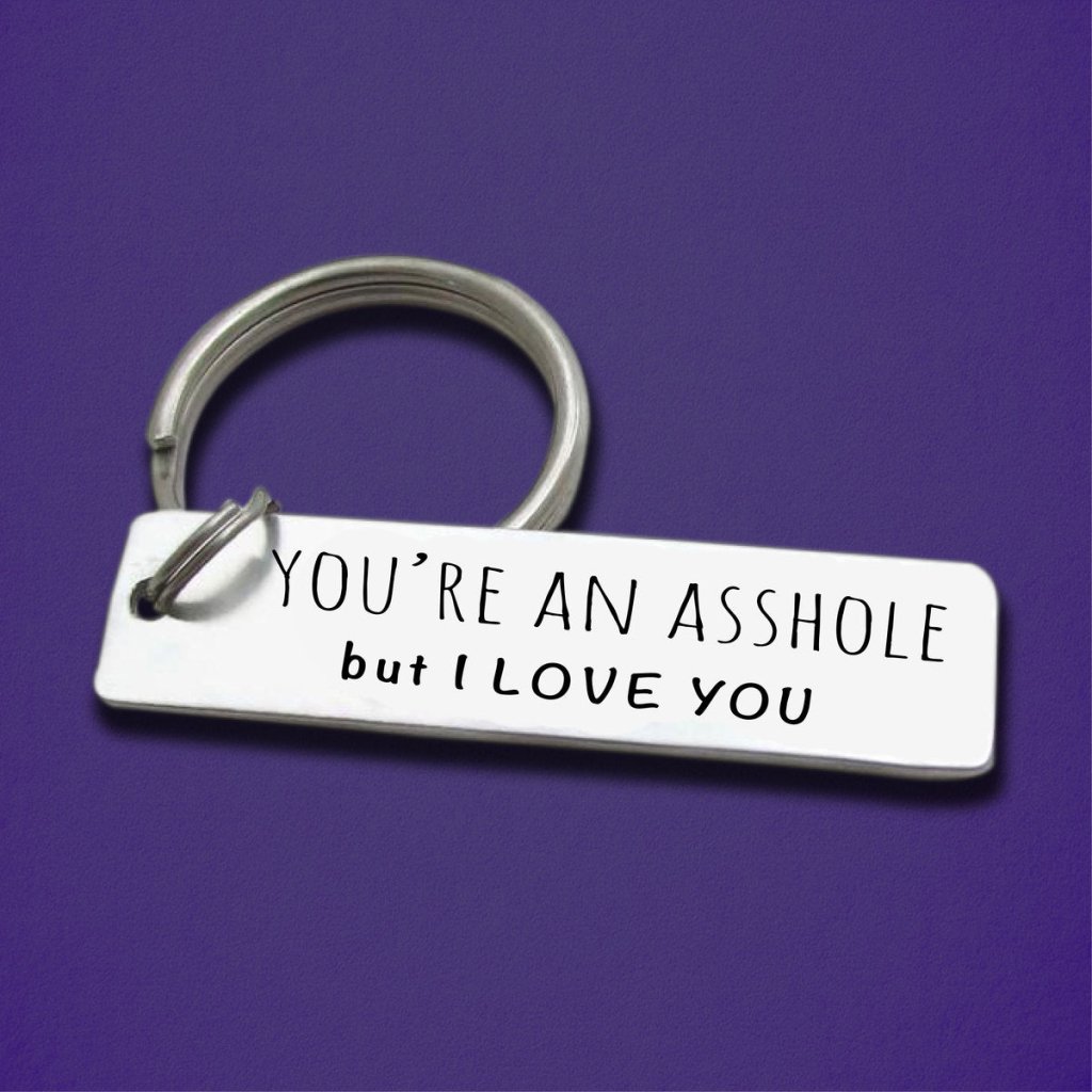Valentine Day Gift - But I Love You keychain for Couple - UniqueThoughtful