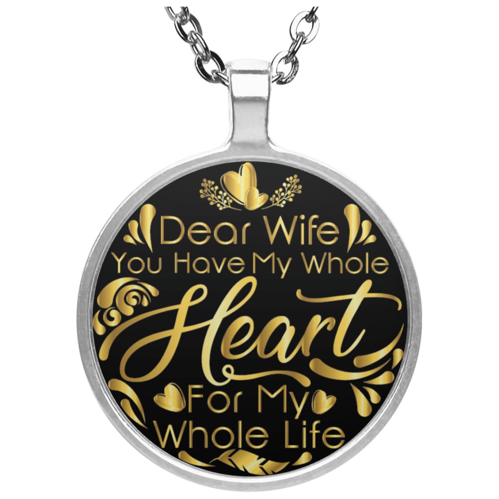 "You have my whole heart" Wife Necklace - UniqueThoughtful